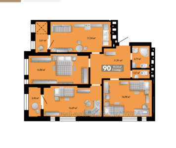 Buy an apartment, Kiltseva (Vinniki) vul, 17А, Lviv, Lichakivskiy district, id 3975050