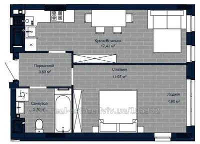 Buy an apartment, Володимира Великого, Borislav, Drogobickiy district, id 5920766