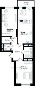 Buy an apartment, Sonyashnikova-vul, Lviv, Sikhivskiy district, id 4035336