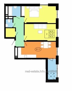 Buy an apartment, Zamarstinivska-vul, Lviv, Shevchenkivskiy district, id 4353039