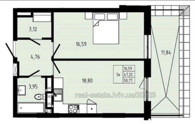 Buy an apartment, Truskavecka-vul, Lviv, Frankivskiy district, id 4500075