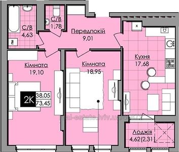 Buy an apartment, Zelena-vul, Lviv, Sikhivskiy district, id 4347183