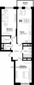 Buy an apartment, Sonyashnikova-vul, Lviv, Sikhivskiy district, id 4271901