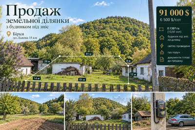 Купити ділянку, під забудову, Бірки, Яворівський район, id 5897848