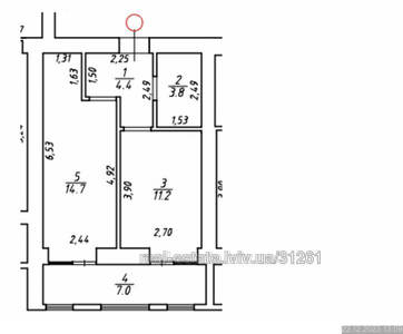 Buy an apartment, Zaliznichna-vul, Lviv, Zaliznichniy district, id 4527888