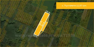 Купити ділянку, сільськогосподарського, Пустомити, Пустомитівський район, id 5921236