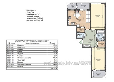 Buy an apartment, Truskavecka-vul, Lviv, Frankivskiy district, id 3772413