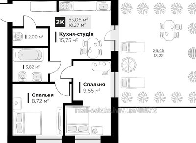 Buy an apartment, Pasichna-vul, Lviv, Lichakivskiy district, id 4489006