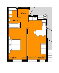 Buy an apartment, Roksolyani-vul, Lviv, Zaliznichniy district, id 4529556