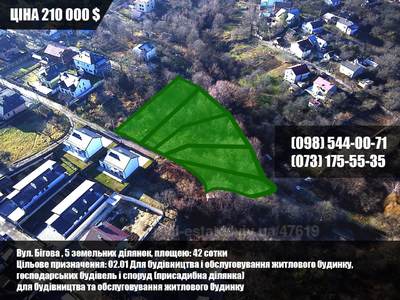 Buy a lot of land, Glinyanskiy-Trakt-vul, Lviv, Lichakivskiy district, id 4533447
