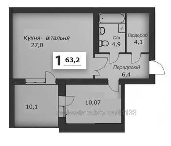 Buy an apartment, Vinniki, Lvivska_miskrada district, id 4442924