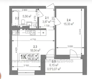 Купить квартиру, Лисинецкая ул., Львов, Лычаковский район, id 5911620