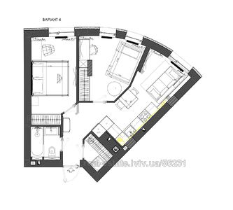 Buy an apartment, Kulparkivska-vul, 96, Lviv, Frankivskiy district, id 4591584