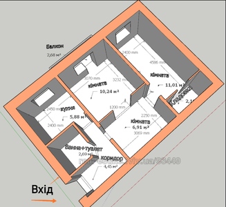 Buy an apartment, Volodimira-Velikogo-vul, 5, Lviv, Frankivskiy district, id 4242568