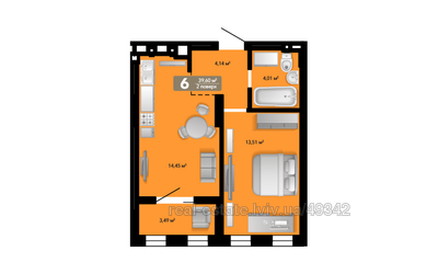 Buy an apartment, Kiltseva-vul, 17А, Vinniki, Lvivska_miskrada district, id 4550789