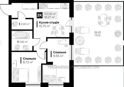 Buy an apartment, Pasichna-vul, Lviv, Sikhivskiy district, id 4583734