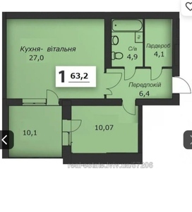 Buy an apartment, Lysyka-vul, Vinniki, Lvivska_miskrada district, id 4431498